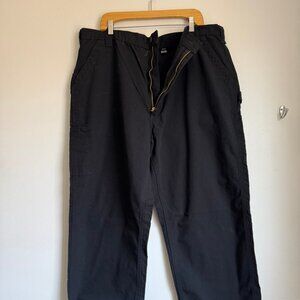 Carhartt Men's Black Washed Duck Utility Work Pant